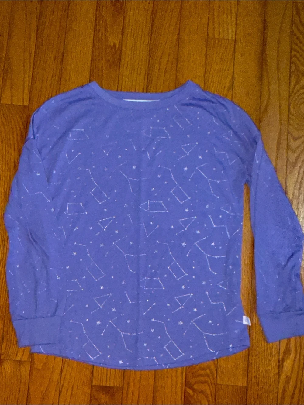 More Than Magic Purple Constellation Long-Sleeve Top & Shorts Pajama Set